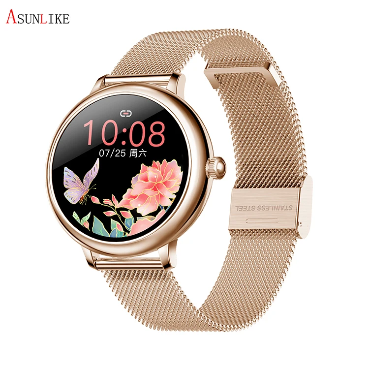 

CF80 Smartwatch with blood pressure and heart rate waterproof step counter stainless smart watch