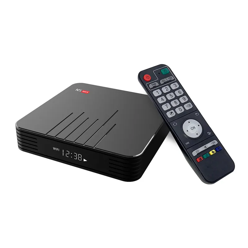 

Excel Digital Amlogic S905X3 64bit Quad-core Android Tv Box Dual Wifi BT Android 9.0 Smart Tv Box N5 max