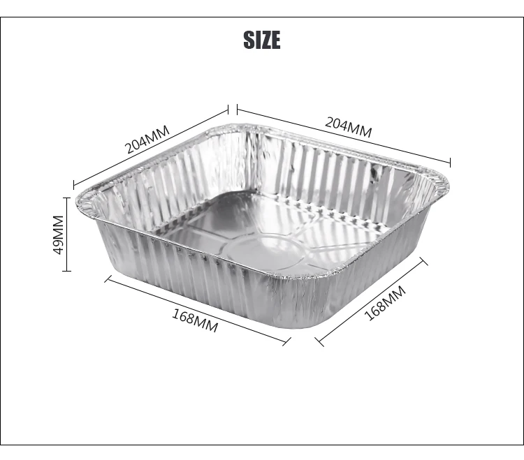 work home packing aluminium tray baking trays pans