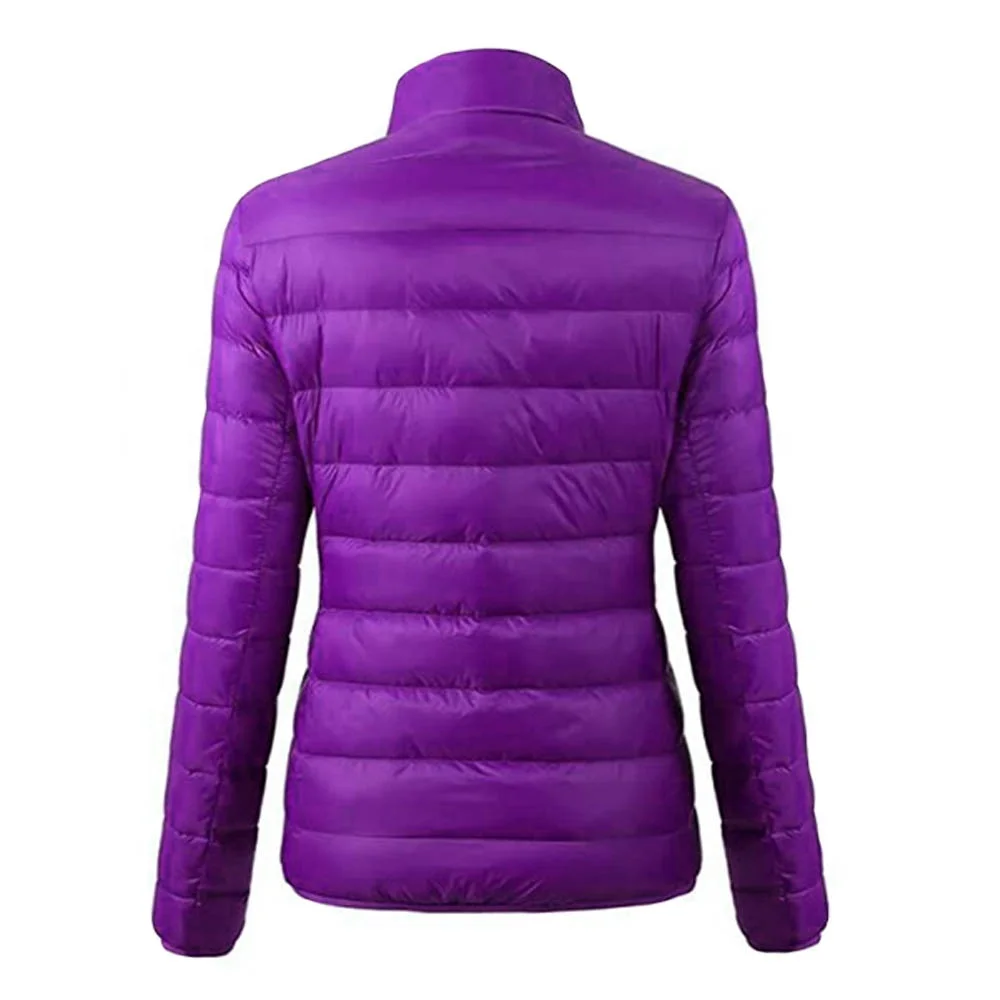 Oem Women's Puffer Jacket Women Puff Quilted Bubble Jacket Winter Coat