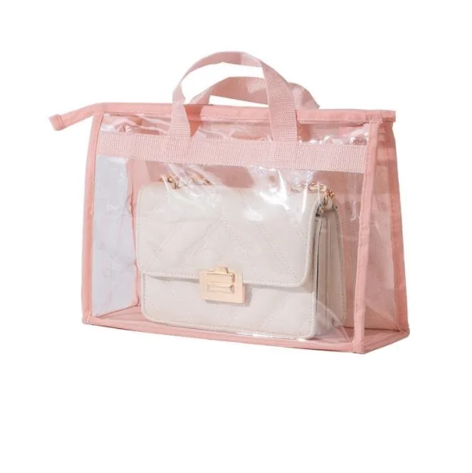 

Luxury Transparent dust bag for handbag PVC,private dust cover bag for handbags,eco cotton custom wholesale dust bag for handbag, Customized color