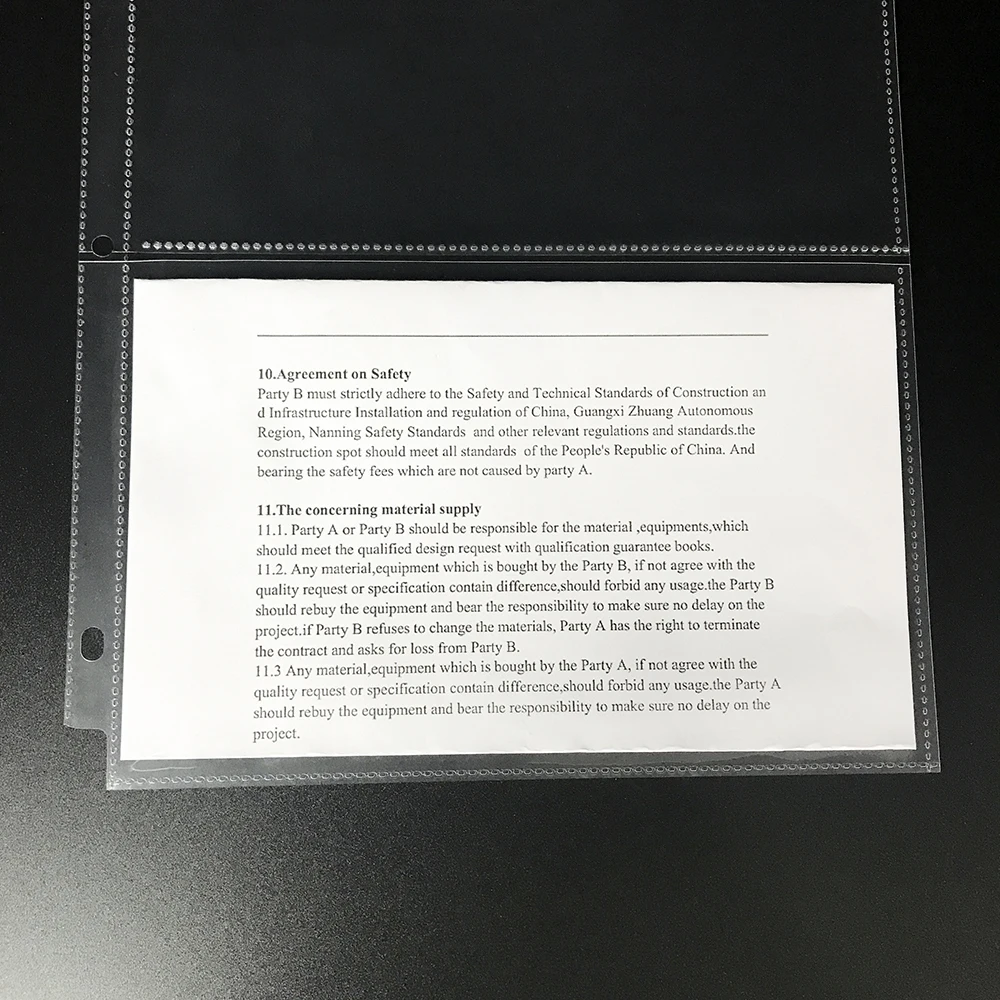 2 Pockets Recipe Card Page Protectors Recipe Card Book Holder Sleeves