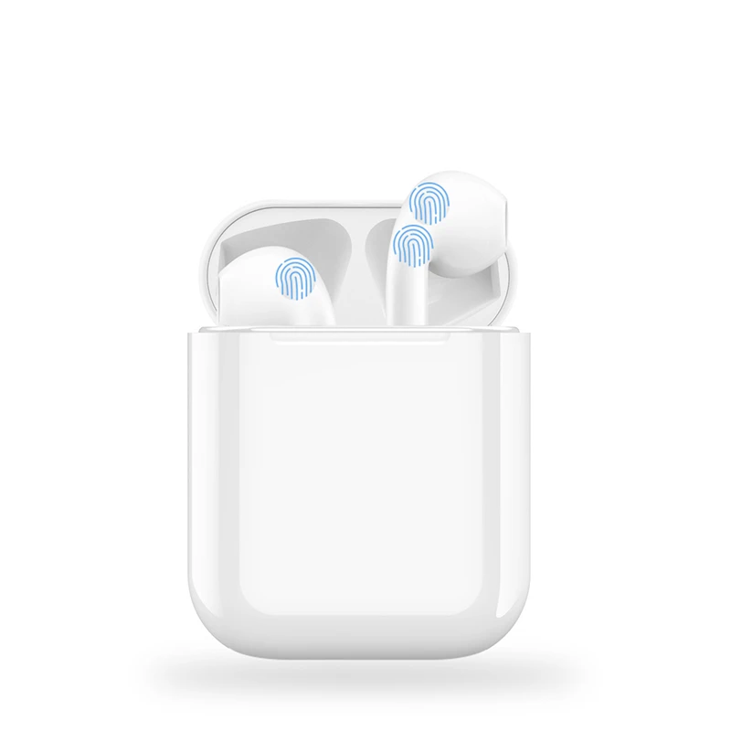 

i12 TWS In ear BT Earphones Mini Wireless Sport Headset Stereo earbuds Headphones HD Mic for Cellphone