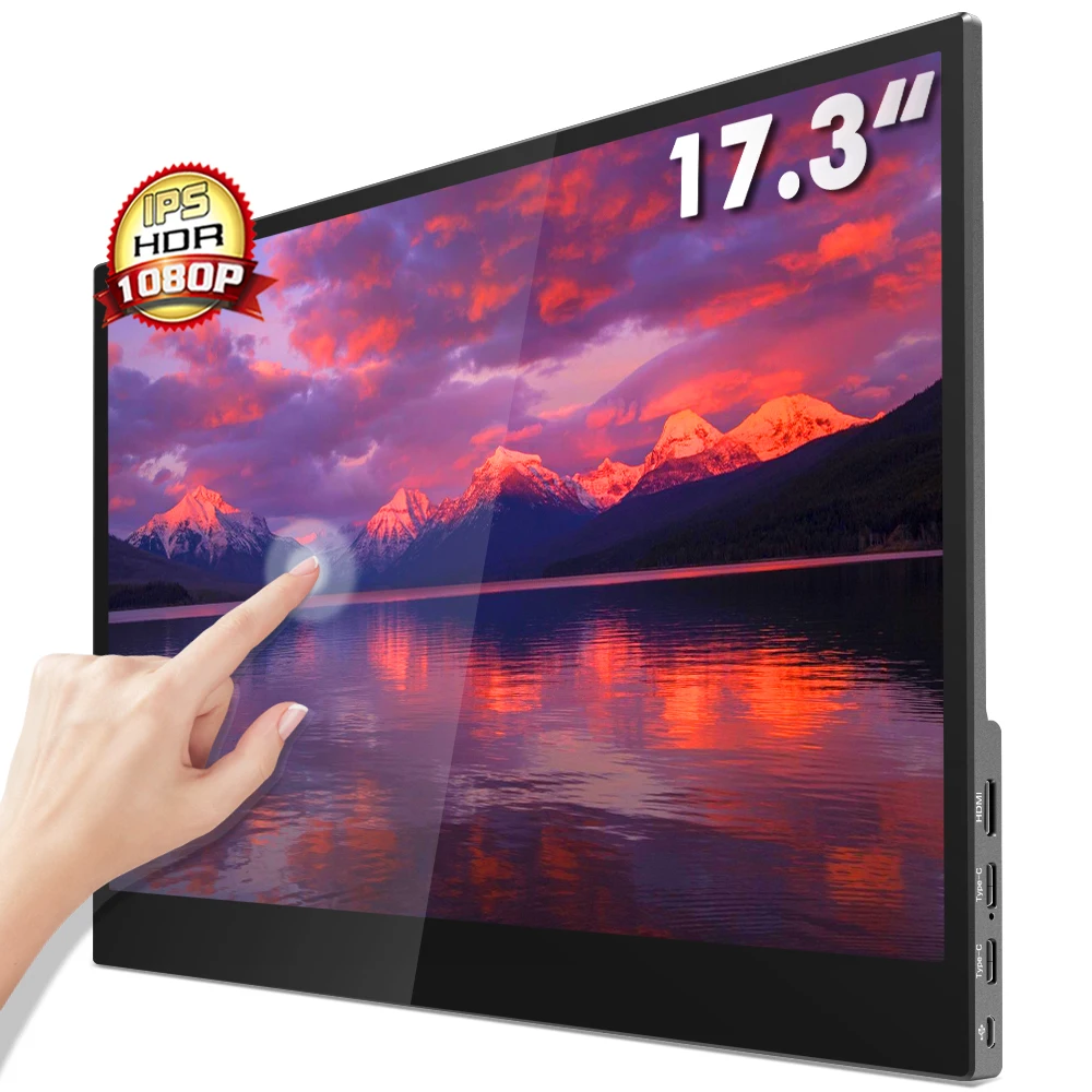 

Phone Computer Touch Gaming Monitor For Raspberry Pi Panel 1920*1080 Full Hd Ips Screen Display