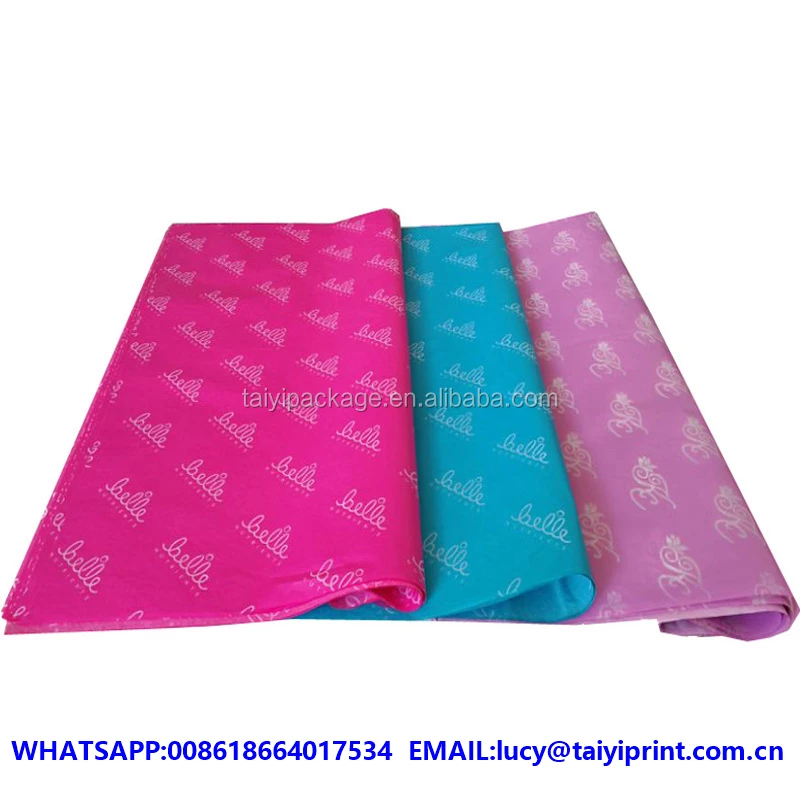 printed wax tissue paper for flowers
