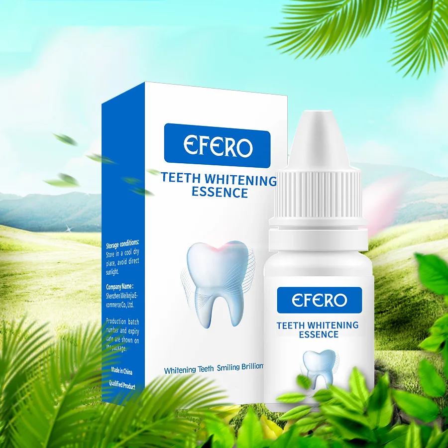 Efero Oral Hygiene Cleaning Teeth Whitening Liquid Remove Plaque Dental Organic Tooth Whitening