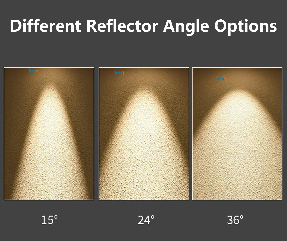 Reflector Angle Options
