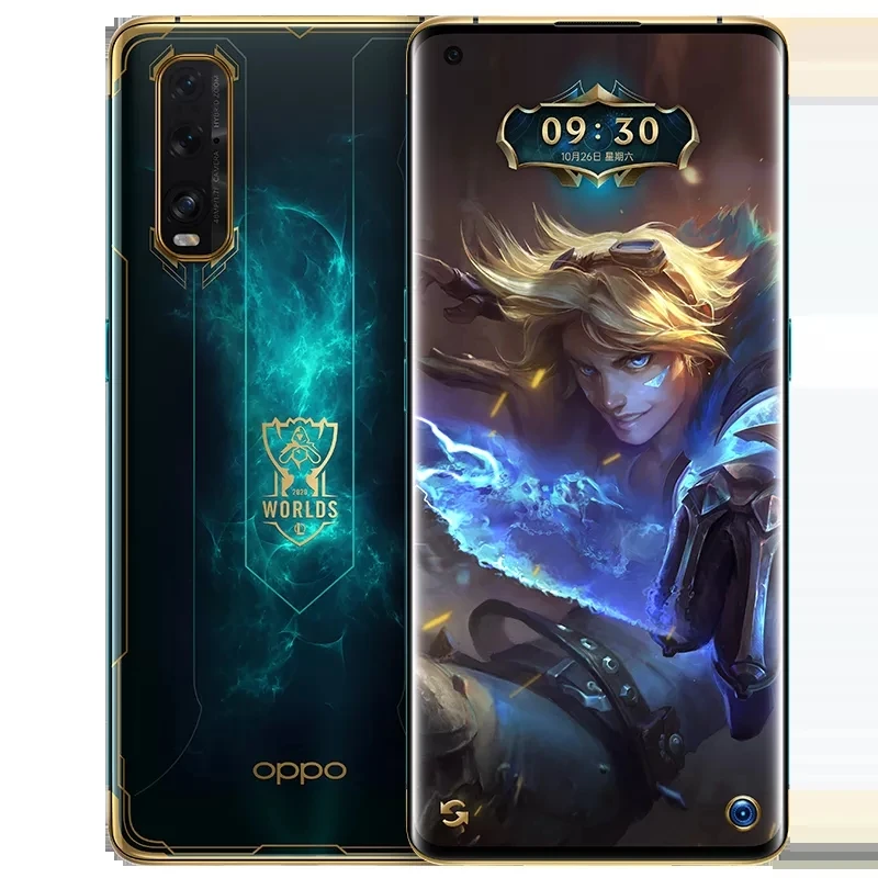 

OPPO Find X2 LOL League of Legend S10 limited edition 5G Phone Android 10 120HZ Fingerprint 65W Super Vooc