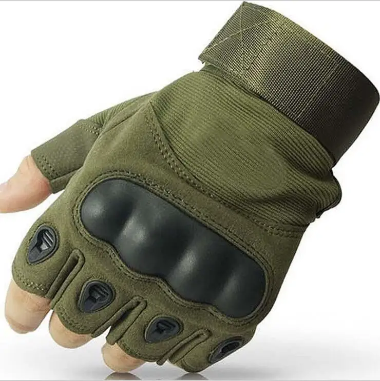 

Huanwei Factory Wholesale Multicolor Fingerless Tactical Shooting Protective Gloves