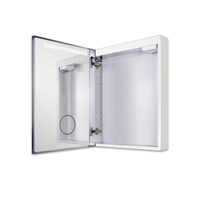 Waterproof Wall Mounted Bathroom Mirror Cabinets with Led Lights