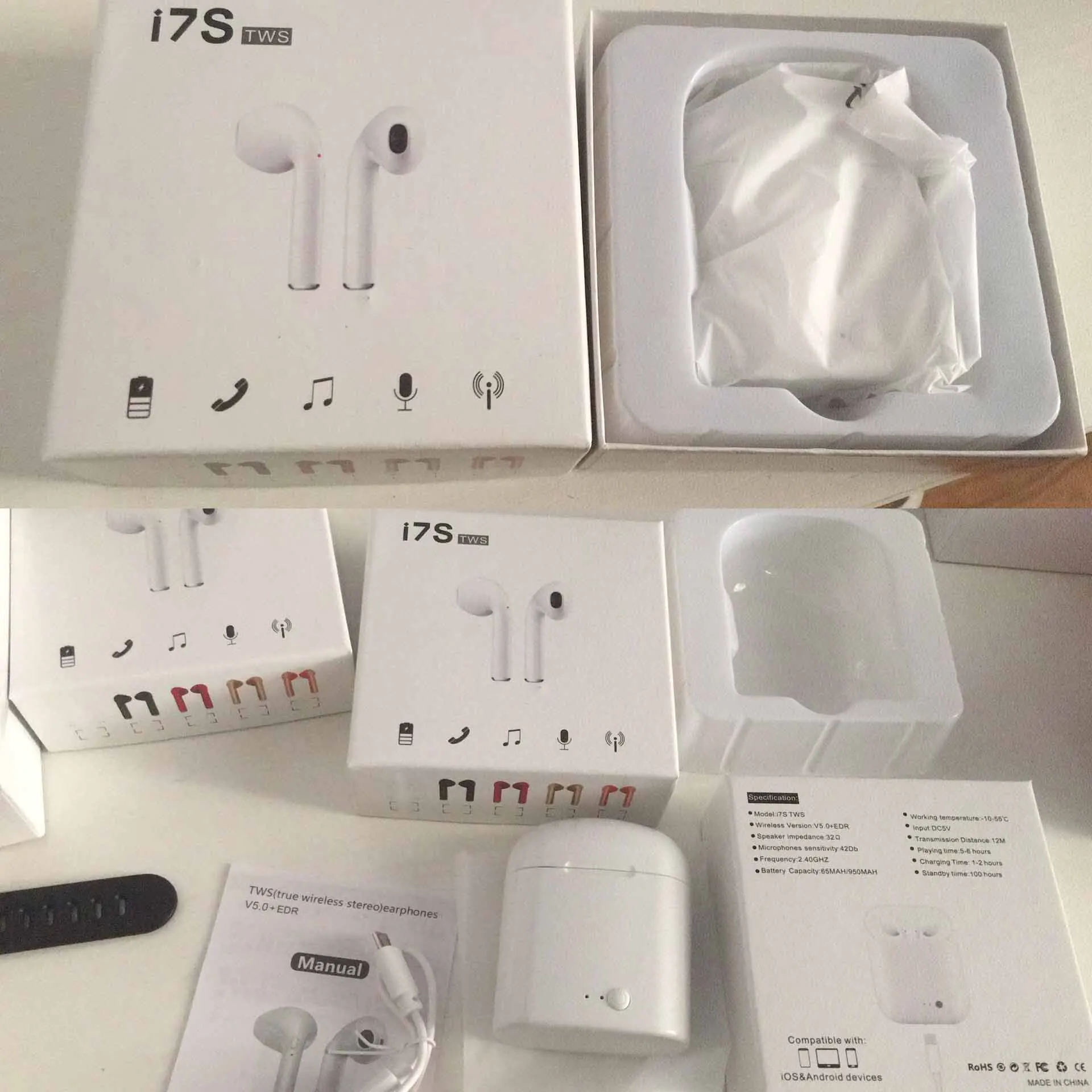 Dropship i7s tws headphones with free ePacket EMS Nlpost Worldwide Dropshipping