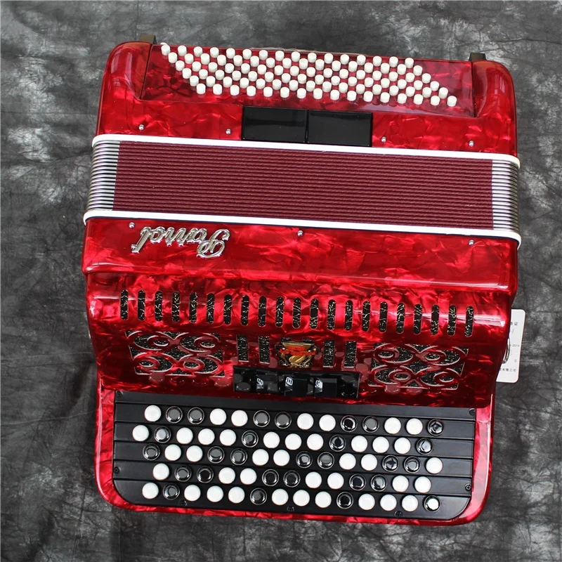 
YW663 parrot brand 69 keys 96B button accordion, accordions 