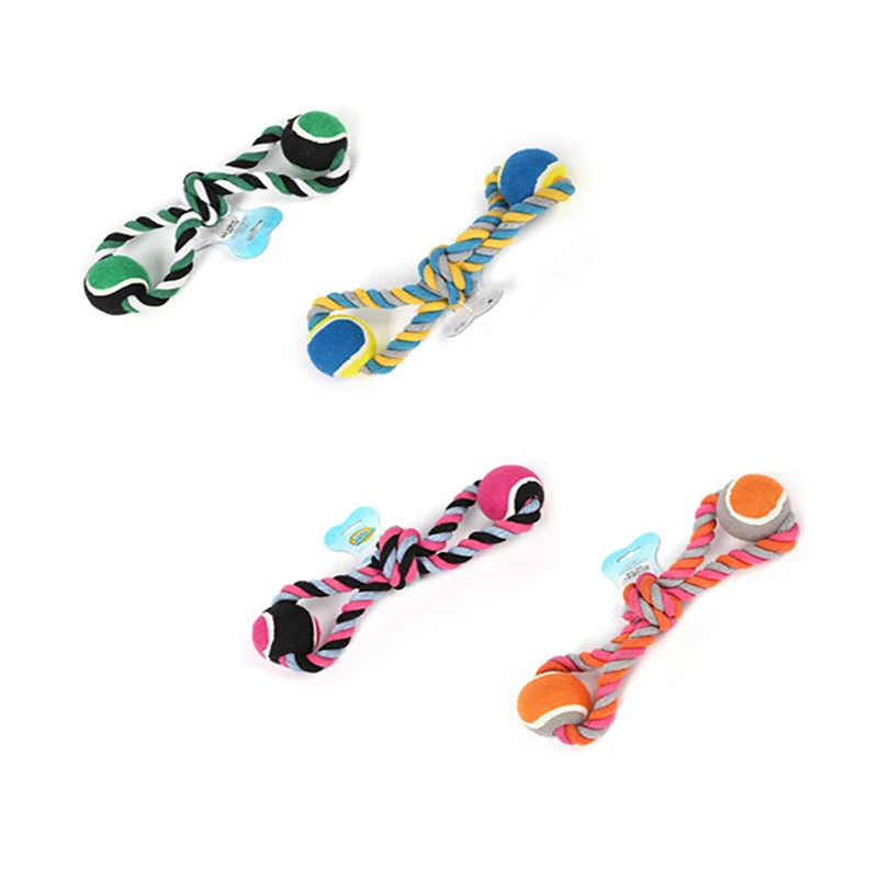 

Wholesale Dog Ball Rope Toy Pet chew toys dog Ball With Rope Toy, Customized