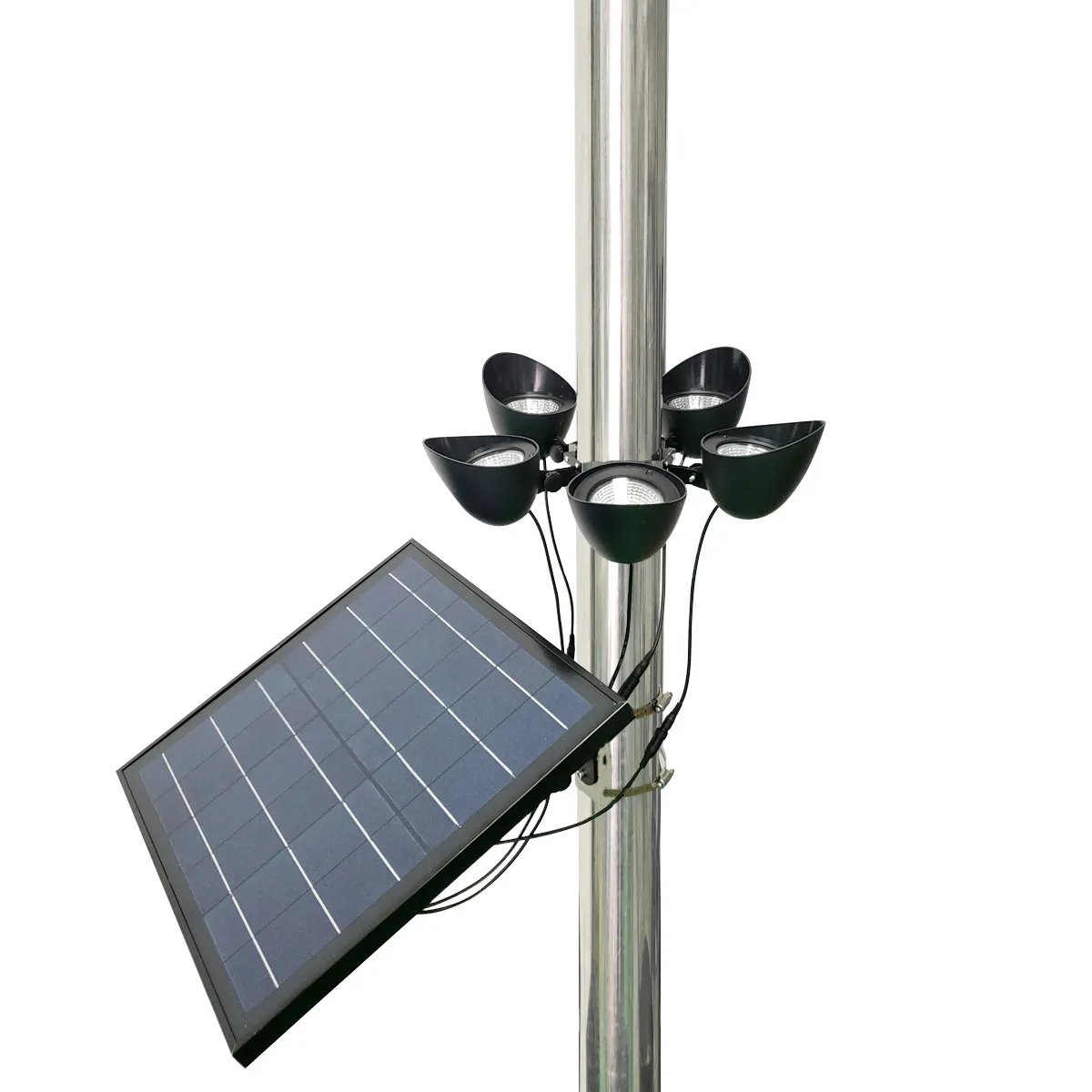 High Quality  5 In 1 Waterproof Solar Powered Outdoor Spot Light