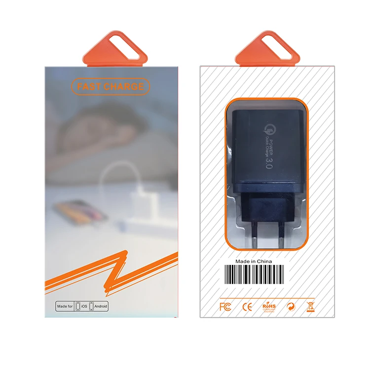
Factory Supply QC 3.0 Fast Charging 4 Port USB Wall Charger USB Multi Charger 