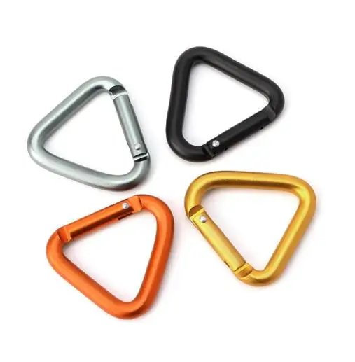 20x Outdoor Carabiner Camp Spring Snap Clip Hook Keychain Climbing Hiking