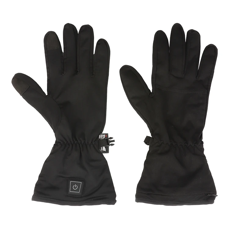 

Wholesale Windproof Hand Warmer Electric Warm Heated Snowmobile Gloves With 7.4v 2200mah, Black