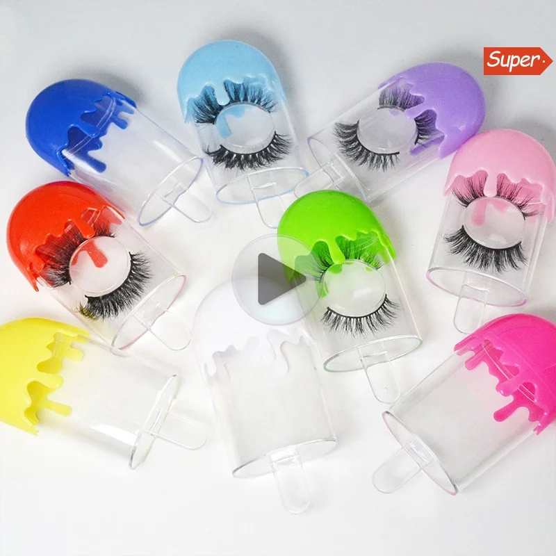 

Wholesale Mink Eyelashes Vendor 3d Mink High Quality Wispy Mink Eyelash Custom Package Boxes Wimpers, Natural color