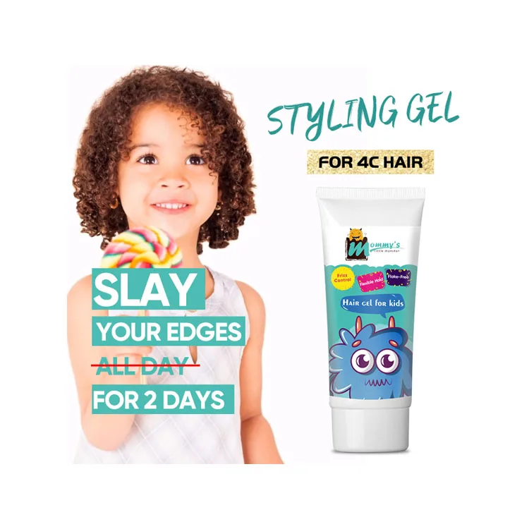 

2021 Kid Braiding Gel Soft Hair Gel Baby Hair Cruelty Free