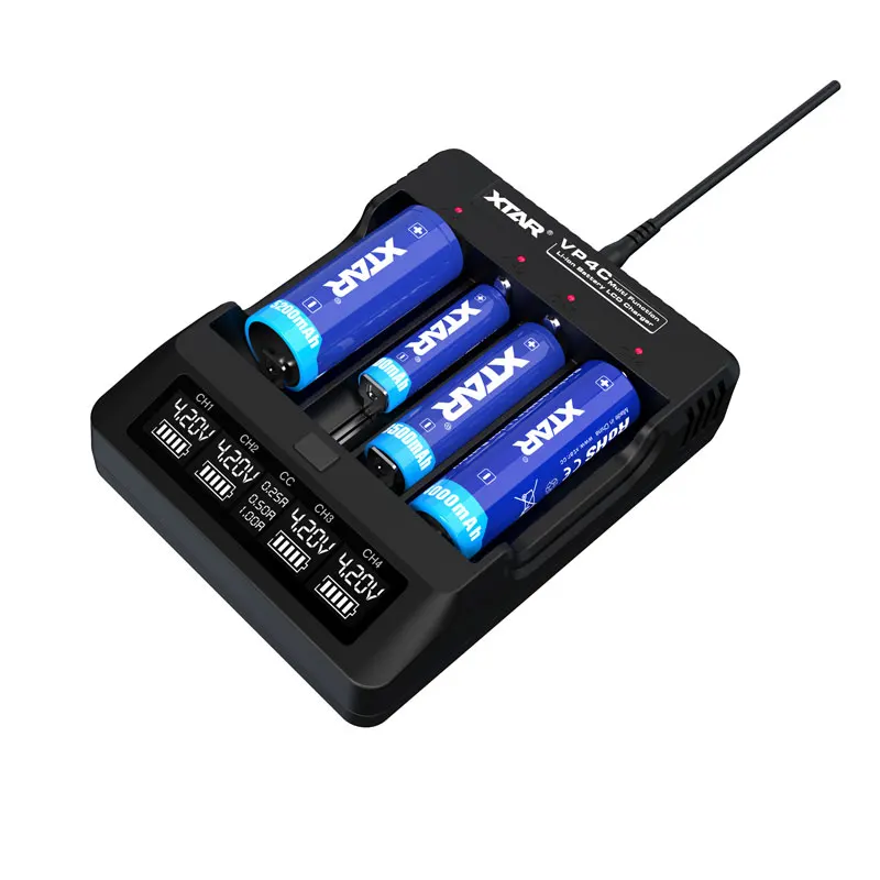 

Clearance VP4C 18650 Charger Protect Circuit 16340 Litium Li Ion Lithium Battery Charger de batri 21700 and 5V 3A Adapter