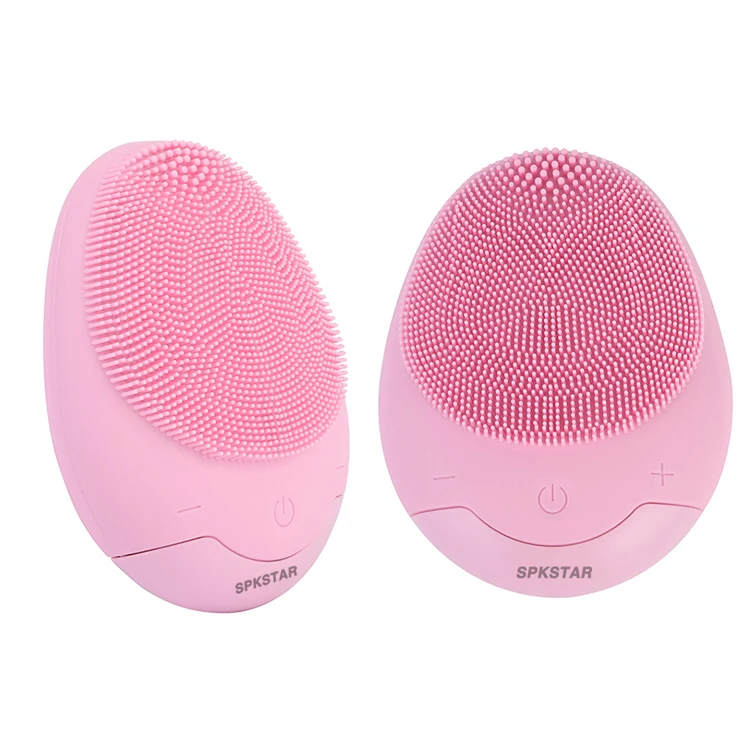 

2022 Christmas New Products Waterproof Electric Portable Black Beauty Face Care Massager Facial Cleansing Brush