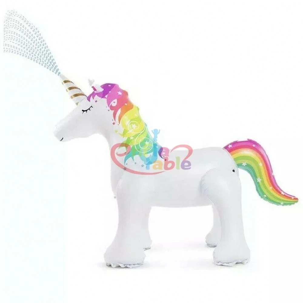 

Inflatable Unicorn Sprinkler Yard Summer Water Play Toy