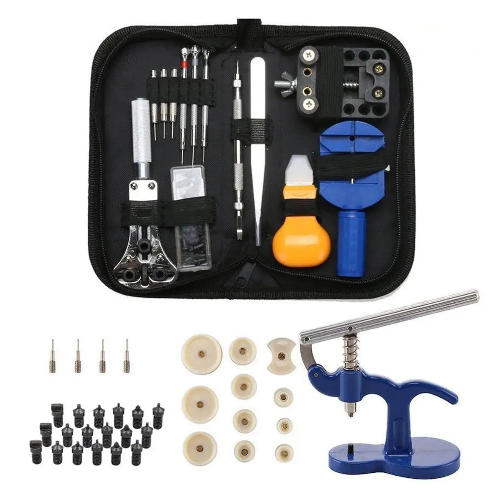 

Watch Opener Watch Repair Screwdrivers Kit/147pcs Set Professional Clock Watch Repair Tool Kits for Replacement Watchband Link, Piture