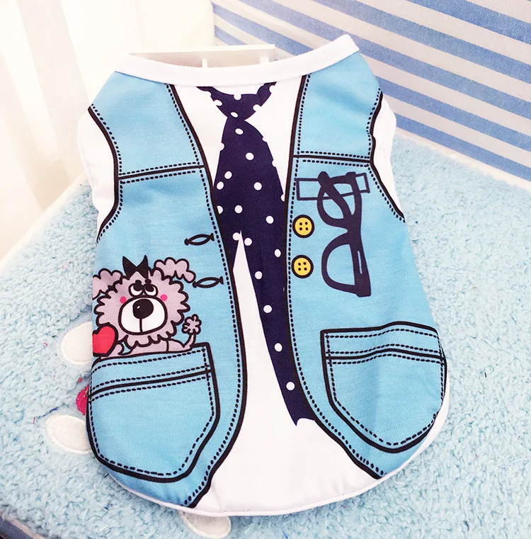 

Pet Dog Clothes Summer Puppy Cats Pet Clothing Vest Shirt Winter Warm Dogs Chihuahua Yorkshire Clothes for Small Dogs, Photo