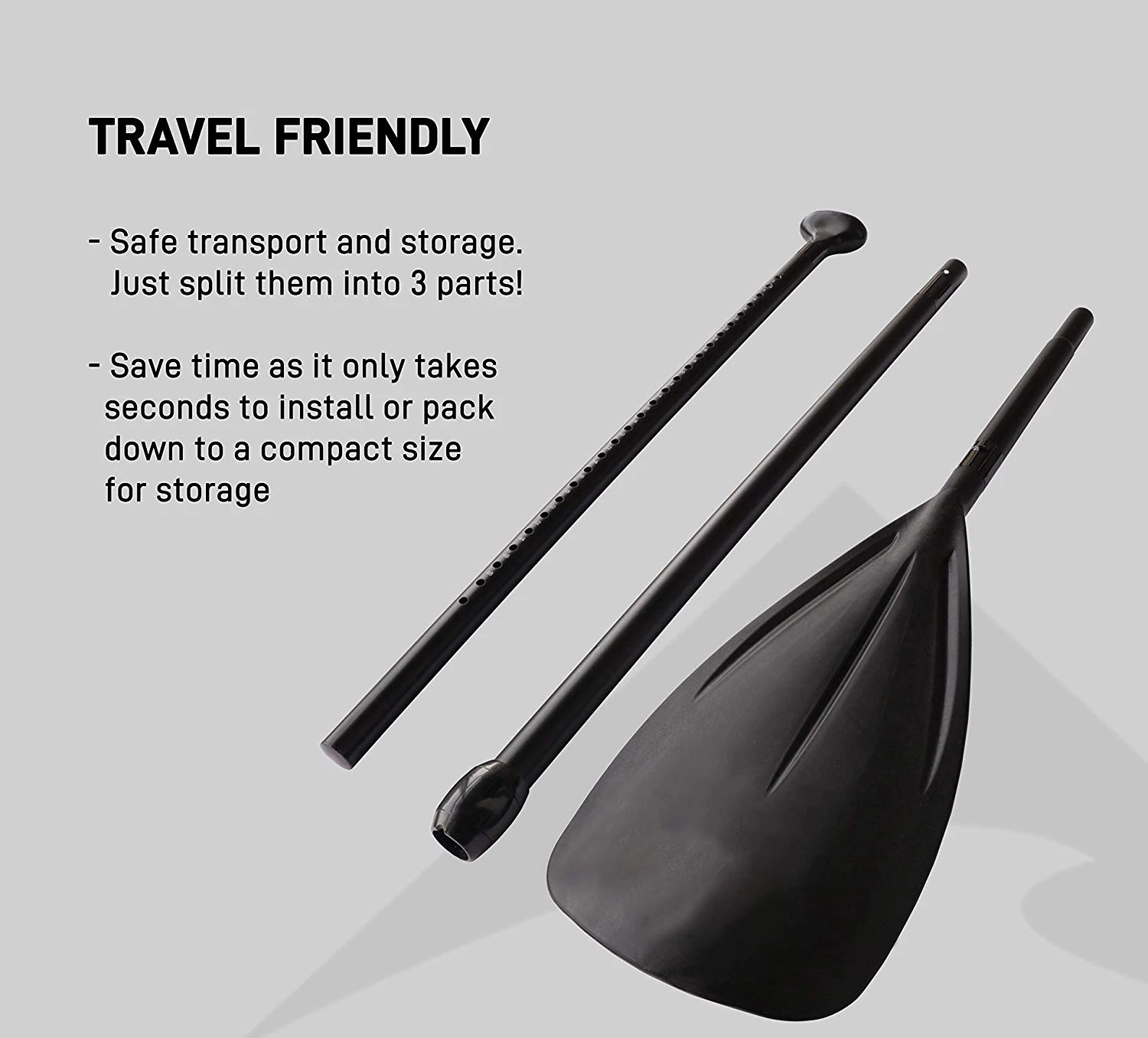 Adjustable Carbon Fiber Paddle Shift Kayak /inflatable Sup Paddle Board/fishing Boat Float Tube