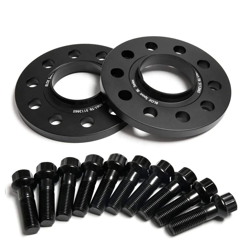 

BLOXSPORT Forged 6061T6 Hubcentric 5x112 66.5 Wheel Spacers 15mm with bolts for Mercedes E coupe w207, Black anodized