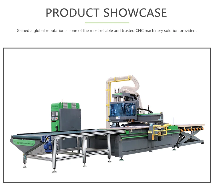 Auto Labeling Cnc Router Nesting Machine For Wooden Furniture