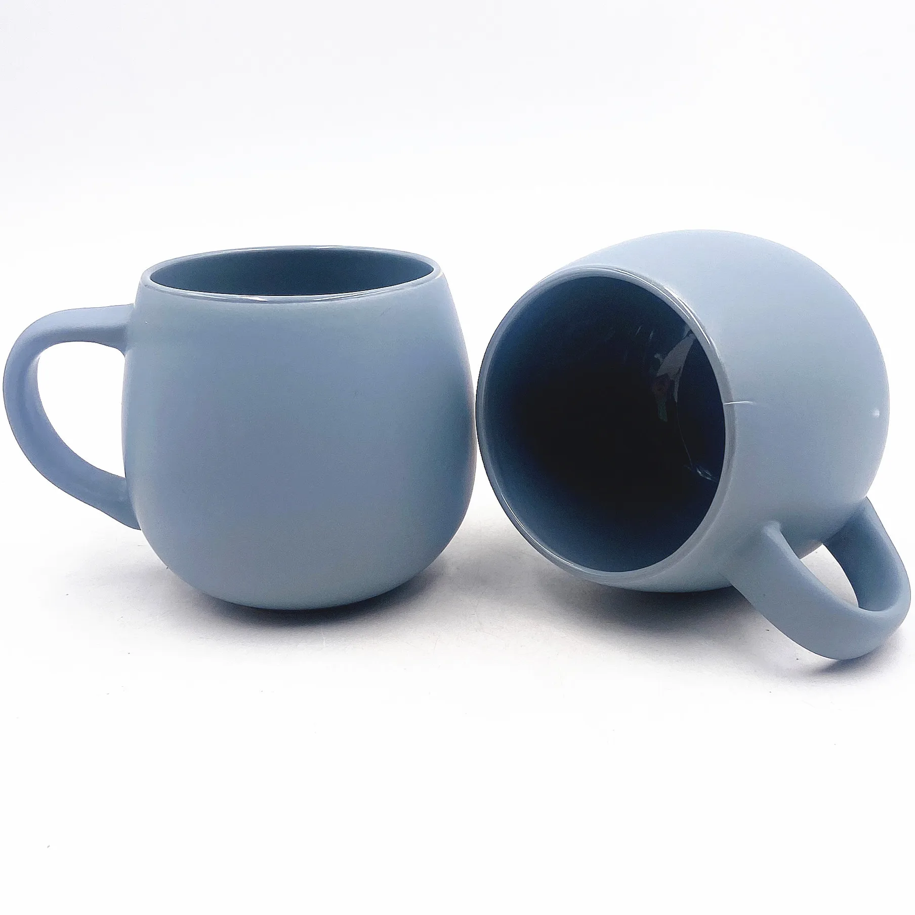 

Hot Sale Matte Ball Shape Stoneware Coffee Cup Ceramic Mugs, Custom accepted