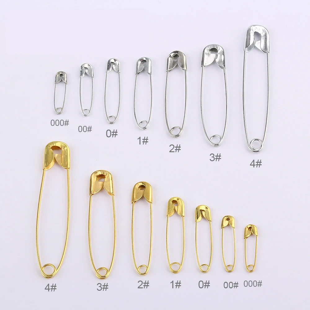 

High Quality Steel Safety Pin Different Size Pin Clasp for Garment Accessories