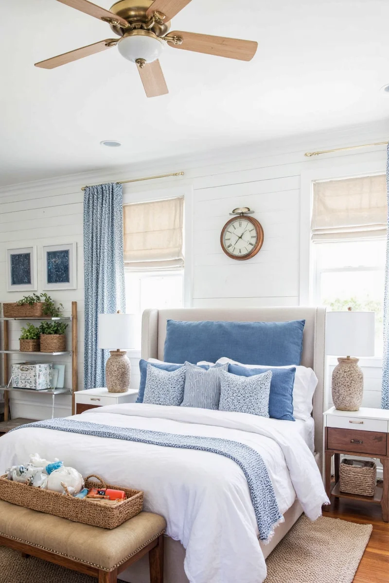 Cape Cod living room with layered textures