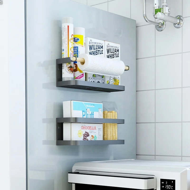 

Reasonable Price single layer kitchen storage refrigerator magnetic spice rack