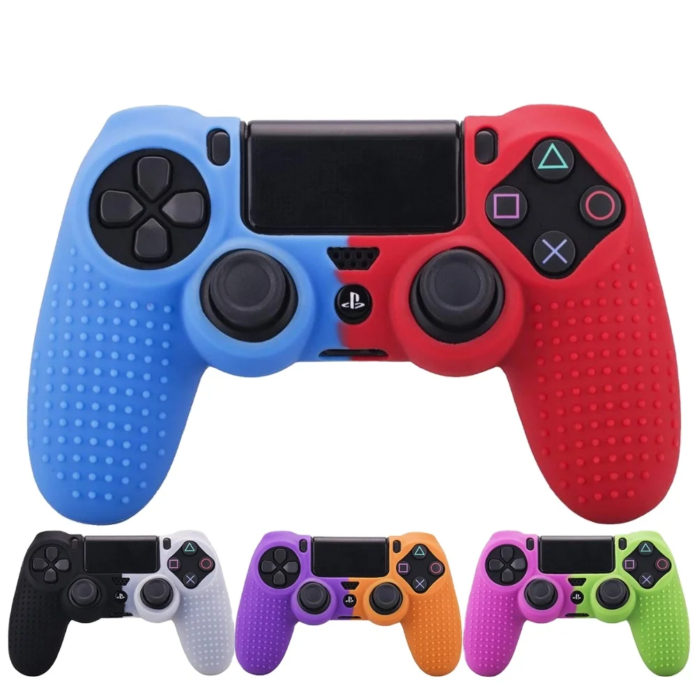 

Doub-Spell Design ps4 controller grip silicone cover ps4 controller sleeve for ps4 controller pads, Multi color