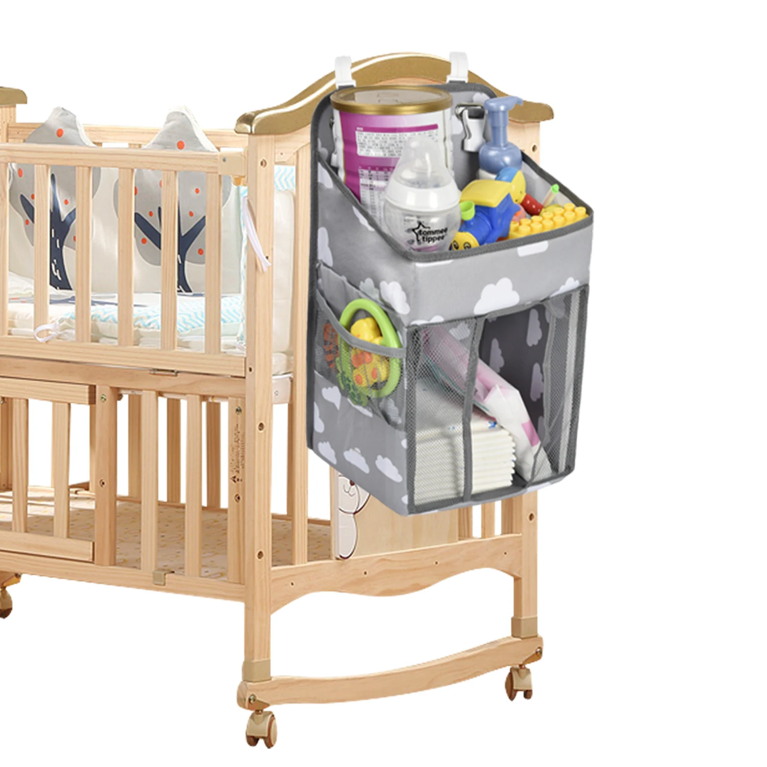 

Amazon Hot Style Hanging Diaper Caddy Organizer Baby diaper caddy Changing Table Crib Playard Wall & Nursery nursery organizer