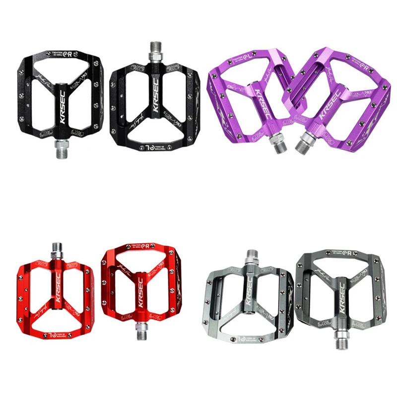 

1 Pairs KRSEC MTB Ultralight Aluminum Alloy Bicycle Pedale DH XC Sealed Bike Pedals Cycling Parts