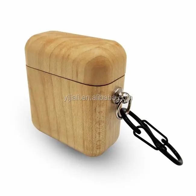 Ruijue Creative Gifts Custom Original Universal Wooden Earphone Cover Case for Apple Airpods 1/2