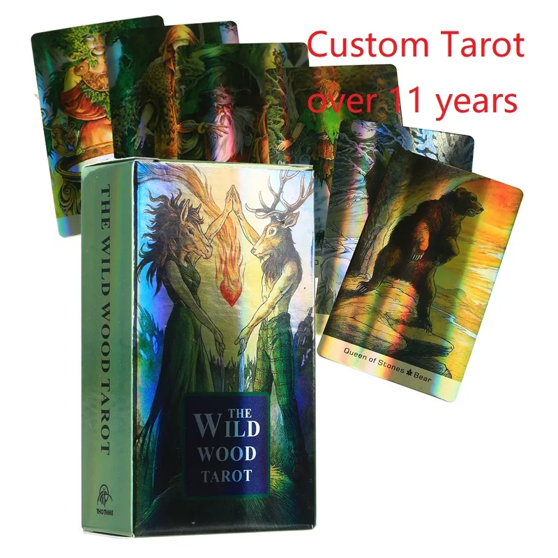 

Tarot Card Oracle Deck No.2 Link Affirmation Cards Custom Wholesale Game 100 styles Dazzling Witch Tarot Decks