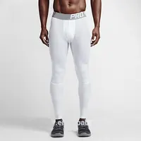 

High Quality Men White Compression Pants Workout Sports Tights Running Leggings