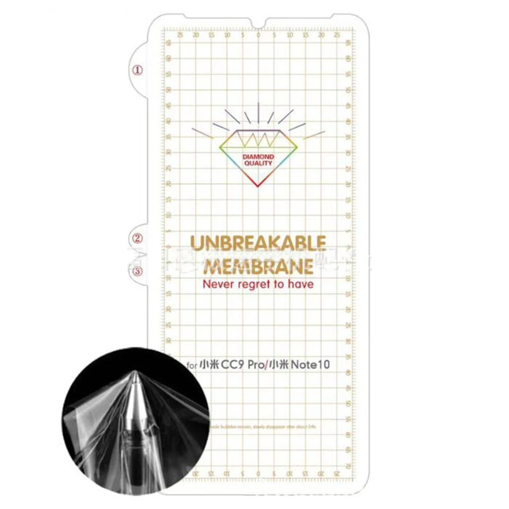 

Invisible Glass For Samsung S21 Ultra Screen Protector Unbreakable Membrane Hydrogel Film For Samsung S20 Ultra Note 20 Ultra, Clear