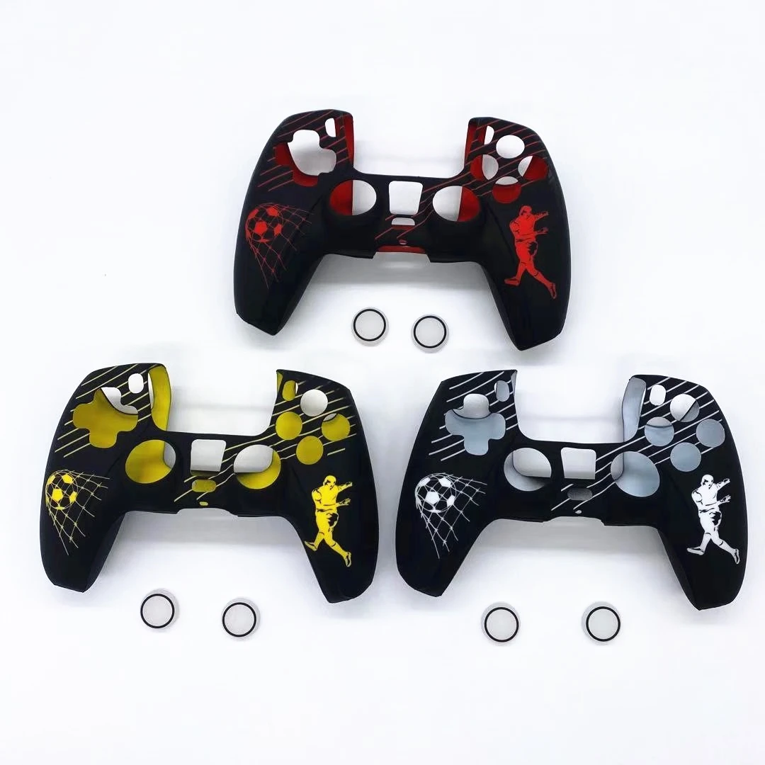 

PS5 Accessories anti slip Protective case cover joystick Game Silicone shells Manette PS5 Controller Skin, Many colors