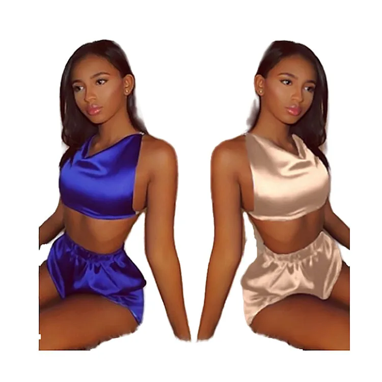 

New Stylish Stripper Outfit Sexy Lingerie Woman Sling Cami Set Camisole Underwear, Customizes color