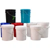 20l 20 liter 5 gallon custom white food grade plastic pail with lid and handle