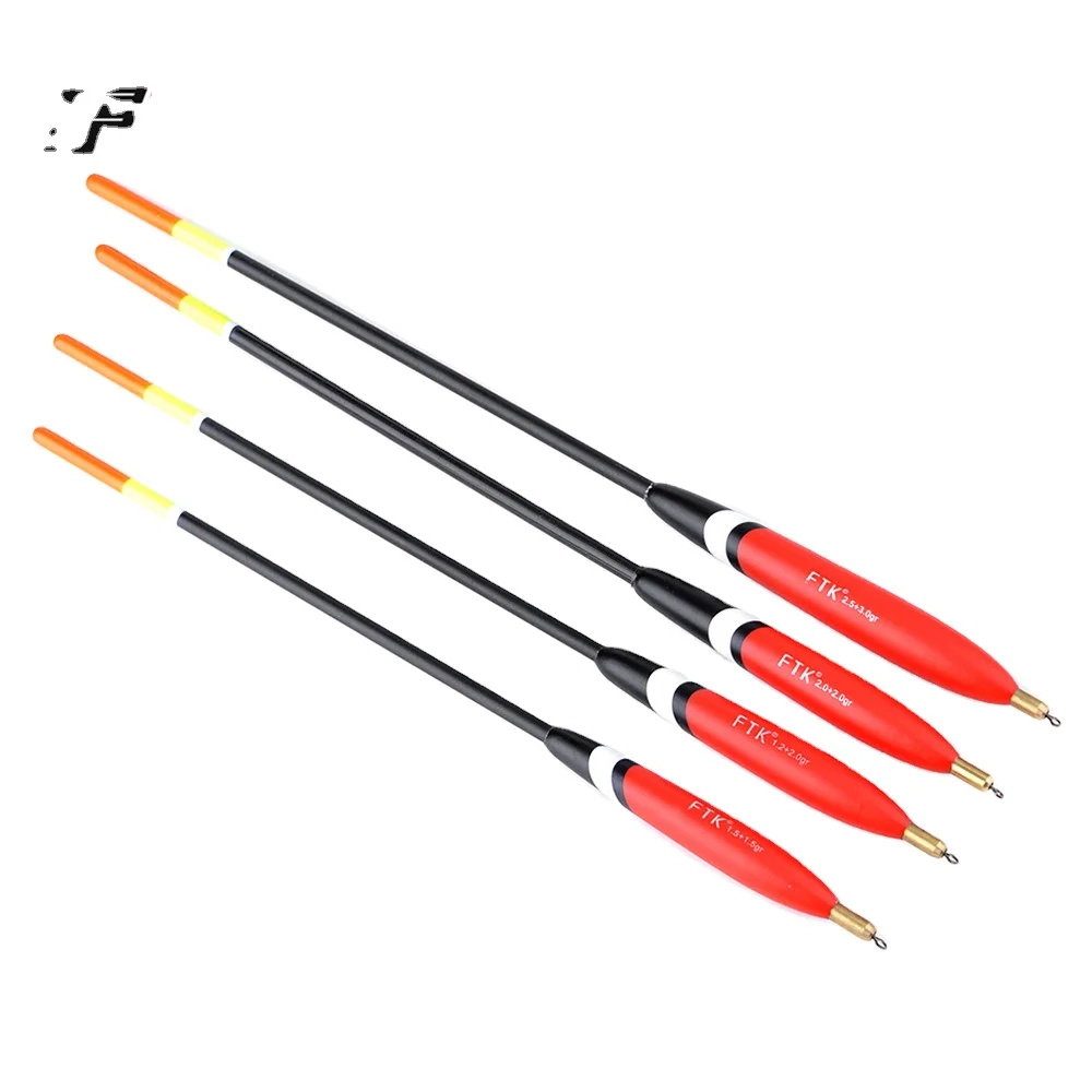 

FTK 4pcs Fishing Copper Floats Fishing Bobber Light Stick Fishing Float