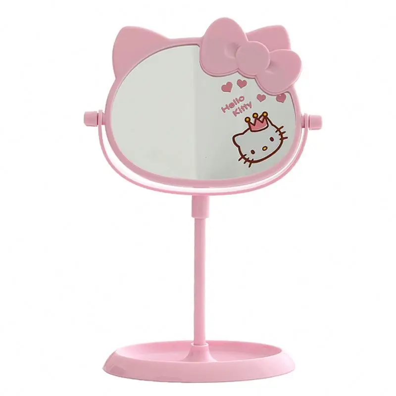 

Skyey Care Vanity Mirror Round Double-sided Makeup Table Top Mirror, Pink, white