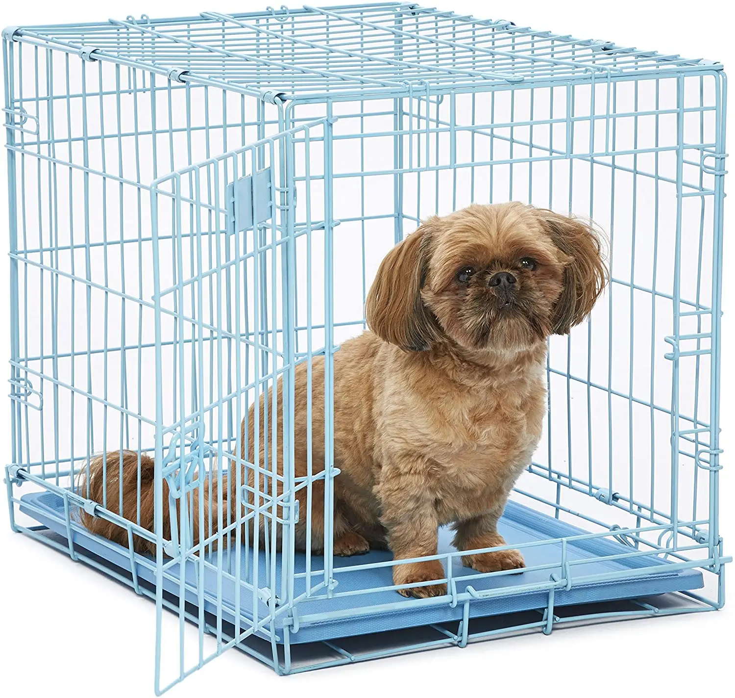 

Wholesale Large Pet Display Dog Cage Pet Cages 60/76/90CM Carriers Metal Pet Cages Carriers Houses, As shown