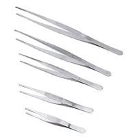 

Long 30cm Stainless Steel Kitchen Chef Tweezers Sets Food Tong with Serrated Tips for Cooking