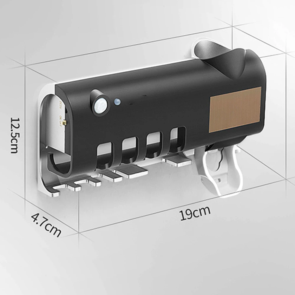Rechargeable Smart UV Light Toothbrush Sterilization Automatic Toothpaste Dispenser .jpg